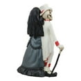 thumbnail image 2 of Day Of The Dead Skeleton Couple Wedding Statue Gothic Skeleton Cake Toppers, 2 of 7