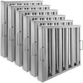 thumbnail image 1 of VBENLEM Pack de 6 filtros de acero inoxidable para campana extractora 50 x 39 cm, 1 of 9