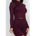 thumbnail image 4 of Mock Neck Top & Biker Shorts Set S, 4 of 5