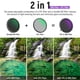 thumbnail image 3 of Filtro ND&CPL variable NEEWER de 55 mm True Colors ND3-64 (1,5 a 6 pasos), 3 of 8