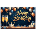 thumbnail image 2 of Decorative Design Birthday Banner Celebratory Balloon Happy Birthday Theme for Birthday Party Indoor Decoration Event Photography, 2 of 7
