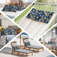 thumbnail image 5 of Lemon Bird Throw Pillow Cover, Pillowcase Protectors with Zipper, Breathable Decorative Lumbar Pillow Case Cover, Blue Yellow Pastoral Flowers Plant Summer Pillow Shams for Couch Sofa 12x20Inch, 5 of 8