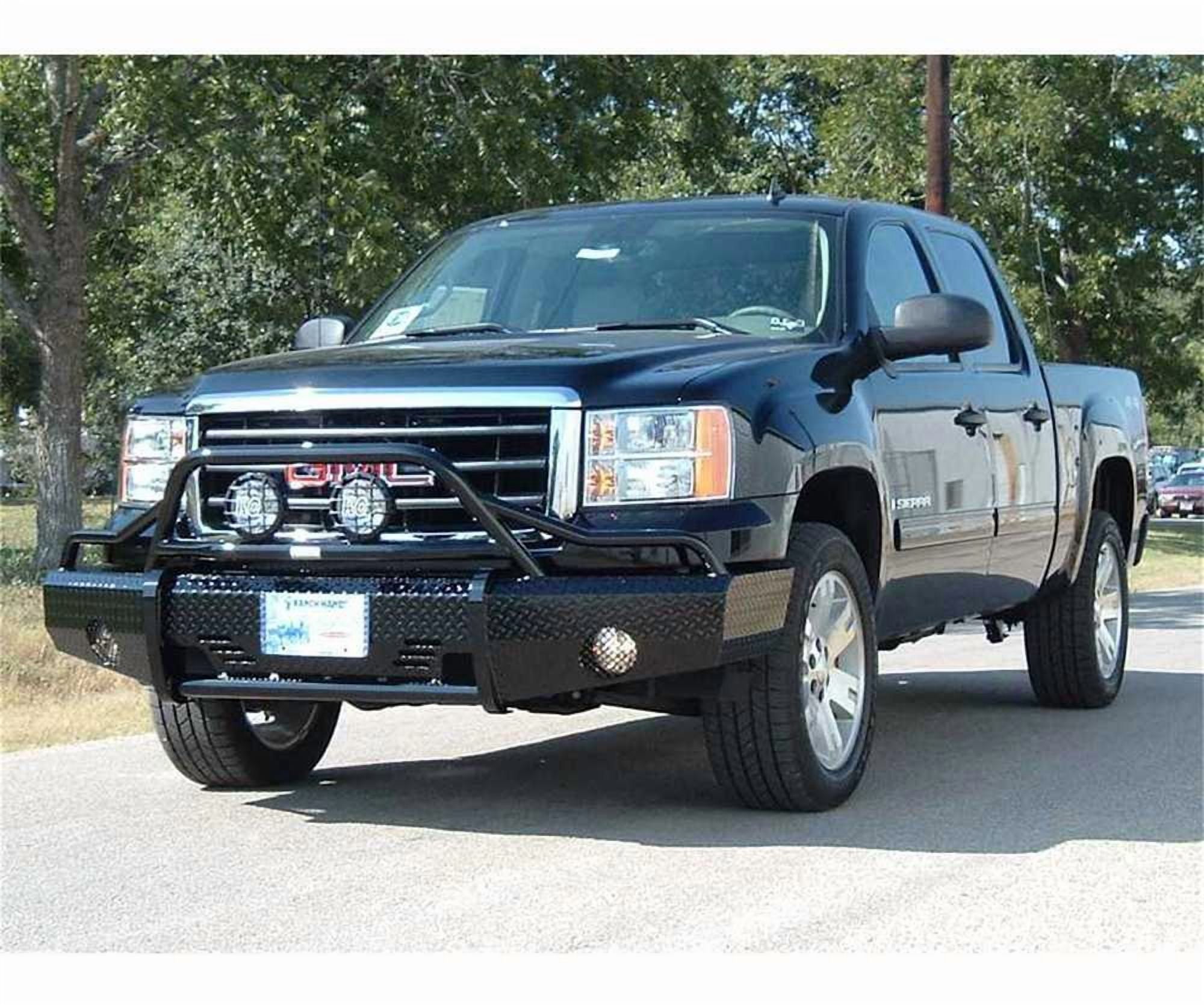 Ranch Hand BSG08HBL1 Summit BullNose Series Front Bumper Fits 07-13 Sierra 1500 Fits select: 2008-2009,2011-2013 GMC SIERRA