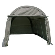 Walsport Tent Outdoor 10x15x8 FT Garage Carport Canopy, Storage Shed Steel Outdoor Awning, Gray