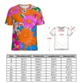 thumbnail image 2 of Nostalgic Vintage Floral T Shirts Basic T-Shirt Short Sleeve Ladies Tee Shirt Summer Graphic Clothing, 2 of 6
