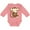 Mauve, variant on Inktastic Monkey Thinking Boys or Girls Long Sleeve Baby Bodysuit