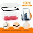 thumbnail image 3 of 48 PCS Plastic Food Storage Containers with Lids (24 Containers & 24 Lids), Leakproof BPA-Free Containers for Kitchen Organization, Meal Prep, Reusable Lunch Container, 3 of 7