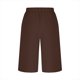 thumbnail image 4 of Pantalones Capri de Mujer Más Tamaño de Lino Recortado Suelto Ajuste Casual Capris para Verano Primavera Diario de la Playa, 4 of 7