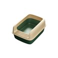 thumbnail image 2 of Open Top High Side Cat Litter Box, Semi-Enclosed Removable Pet Litter Tray, High-Sided Design Prevents Urine Leakage, Non-Stick, Easy to Clean, Indoor Cats Litter Pan, 2 of 6