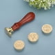 thumbnail image 4 of Juego de Sellos de Cera JadeshayMX Sello de Letras Grano de Madera Transparente Duradero, 4 of 5