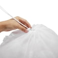 thumbnail image 5 of 1 Pc Bolsa de Lavandería con Cuerda y Asa Única para el Cuarto de Lavandería 39.37"x29.92" 210L Blanca, 5 of 5
