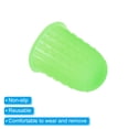 thumbnail image 4 of Protector de punta de dedo de silicona Uxcell, guardia de pulgar, color verde, tamaño pequeño, paquete de 10, 4 of 5