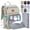 Beige_classic, variant on PILLANI Baby Diaper Bag Backpack - Large Bag for Boys & Girls, Waterproof Diaper Backpack - Travel Diaper Bags w/Changing Pad, Baby Registry Search & Shower Gifts - Essentials Must Haves Newborn Stuf