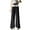 Black, variant on Women Fall and Winter Clothes,Women Casual Pants,Women's Fall and Fall High-waisted Casual Straight Wide-leg Pants