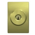 thumbnail image 2 of Schlage F51A BWE 625 CEN Bowery Knob with Century Trim Keyed Entry Lock, Bright Chrome, 2 of 6