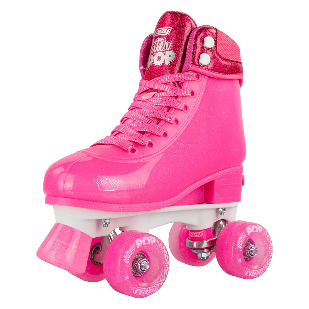 Glitter Pop Adjustable Roller Skates by Crazy Skates