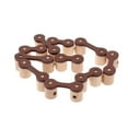 TUIBELY Kong Ming Lock Wooden Brain Teaser Chain Puzzle Toy