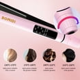 thumbnail image 3 of Bomidi Plancha Para Cabello Profesional, Planchas De Cabello Y Rizador Con Pantalla Lcd, 4 Temperatura Adjustable, Plancha De Cerámica 2 En1, Herramientas De Cabello Para Mujeres Rosa (Rosa), 3 of 5
