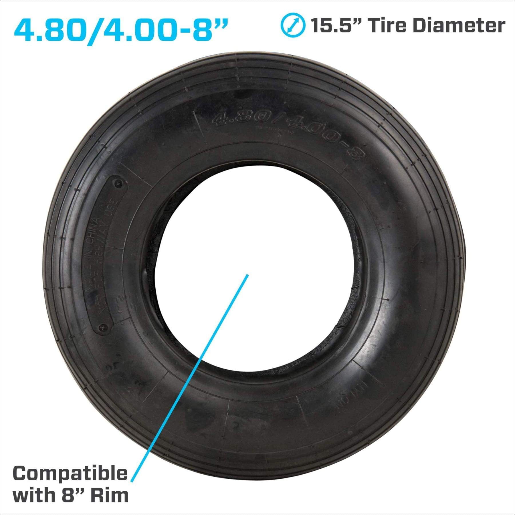 Marathon 4.80/4.00 - 8 In. Replacement Tire & Tube 20801