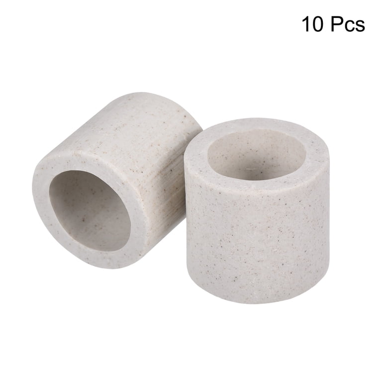 MECCANIXITY Ceramic Insulation Tube – 100-Pack, 3x5x10mm, Heat Resistant To 800°C, For Wire Protection & Electronic Insulation