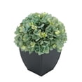 thumbnail image 2 of Faux Hydrangea in Black Tapered Zinc Cube Sage, 2 of 5