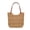 Khaki, variant on Small Crochet Beach Bag For Women- Woven Boho Purse Knitted Shoulder Bag For Summer Vacation Beachy Travel Pool