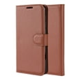 thumbnail image 1 of PANDACO Brown Leather Wallet Case for Google Pixel 3 XL, 1 of 4