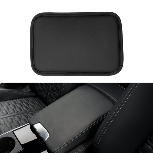 Funda para Consola Central del Coche Unique Bargains con Bolsa de Almacenamiento 11.81"x7.87"x0.59" Cuero Napa Negro