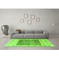 thumbnail image 3 of Ahgly Company Indoor Rectangle Abstract Green Modern Area Rugs, 8' x 10', 3 of 4