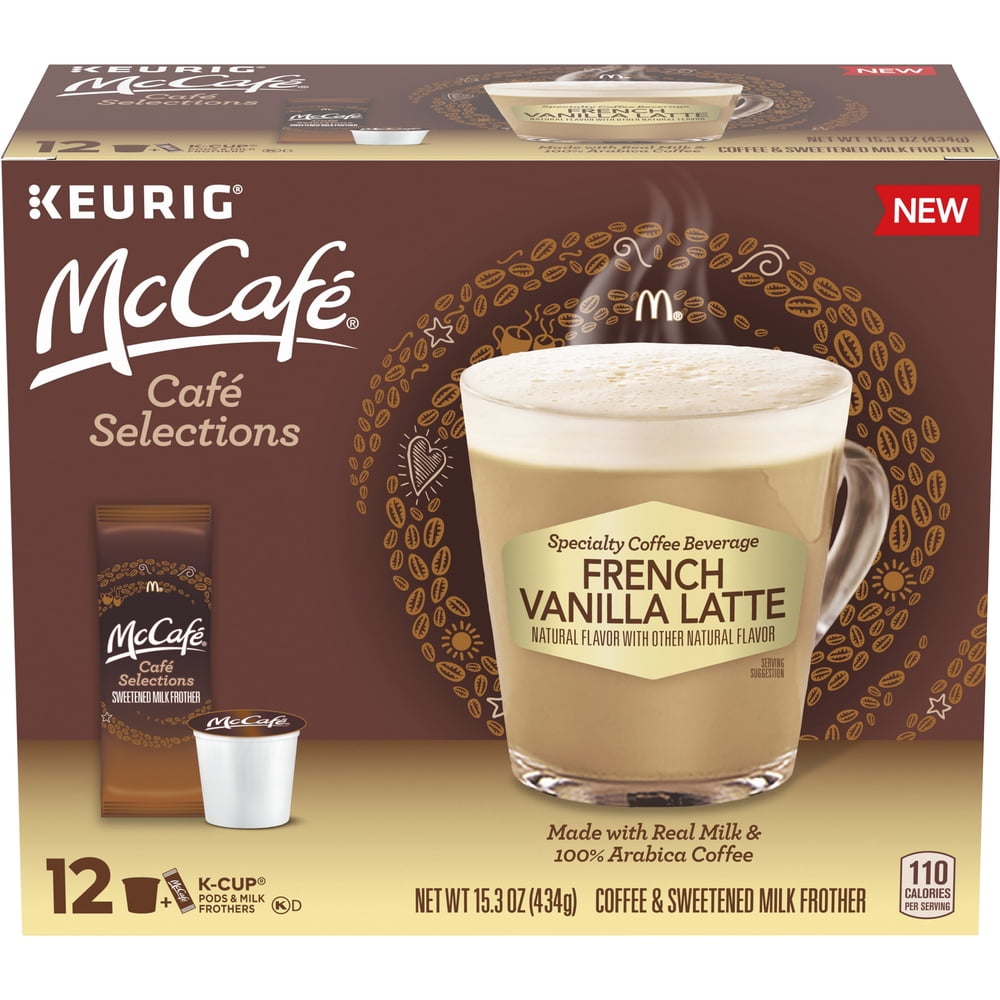 McCafe Cafe Selections French Vanilla Coffee Keurig K Cup