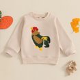 thumbnail image 2 of Okbabeha Toddler Baby Girl Boy Farm Outfits Clothes Embroidery Animals Sweatshirt Tops Long Sleeve Shirt Fall Winter Clothes, 2 of 7