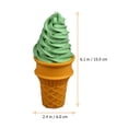 thumbnail image 4 of EeaseMX Modelo de cono de helado de simulación, modelo de helado falso, accesorio de exhibición de helado, 4 of 8