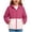 Hot Pink -AA01, variant on Dwellite Girls Zip Up Hooded Jacket Lightweight Casual Summer Color Block Sun Jackets with Pockets 5-15 Years Light Blue 170