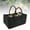 Black, variant on SPOORYYO Portable Knitting Tote Bag Stylish Crochet and Knitting Organizer with Ample Storage Space, Ideal for Wool and Crochet Supplies, Ensuring Household Organization