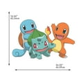 thumbnail image 3 of Pokemon Squirtle, Charmander & Bulbasaur Giant Wall Decals, 3 of 6