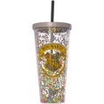 thumbnail image 1 of Spoontiques 21321 Hogwarts taza de purpurina con pajita, 20 onzas, multicolor, 1 of 4