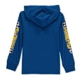 thumbnail image 2 of Sonic Boys 4-20 Long Sleeve Racing Hooded T-Shirt (Blue 4/5), 2 of 3
