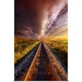 thumbnail image 1 of Great BIG Canvas Phil Koch Poster Print entitled Walking the Line Till the Morning Shines, 1 of 2