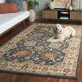thumbnail image 4 of SAFAVIEH Classic Cordelia Floral Wool Area Rug, Dark Gray/Ivory, 2' x 3', 4 of 14