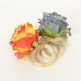thumbnail image 5 of Clearance!Flower Napkin Rings Handmade Rose Napkin Ring Holders, Plant Napkin Holders, Floral Serviette Buckles Holder for Valentine, Weddings, Thanksgiving, Parties Table Settings Decor, 5 of 6