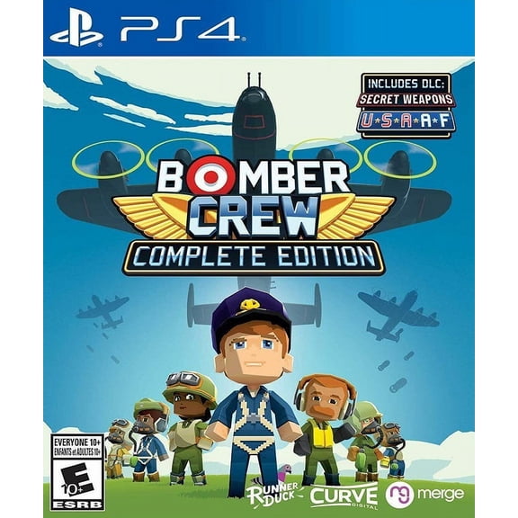 Restored Bomber Crew Complete Edition (Sony PlayStation 4, 2018) Flying Game (Refurbished)
