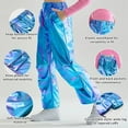 thumbnail image 4 of LOLANTA Girls Metallic Jogger Pants Shiny Jazz Street Hip Hop Dance Pants Convertible Leg Opening, 4 of 6
