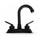thumbnail image 2 of Mezcladora para Baño lavabo Maxims F4022N Latón Negro Mate 4 pulgadas, 2 of 2