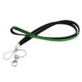 thumbnail image 2 of Cordón ID Insignia Titular de la tarjeta Correa Brillante Teléfono móvil Correas para colgar en el cuello Sunnimix Verde oscuro 46 cm, 2 of 7