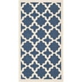 thumbnail image 1 of Safavieh Courtyard Polypropylene Accent Rug CY6913-268-2 in Navy and Beige, 1 of 1