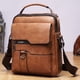 thumbnail image 5 of Bolso de hombro pequeño para hombre, de piel, tipo bandolera, tipo sobre, para iPad de 9,7", para el trabajo, la oficina y los negocios, 5 of 8