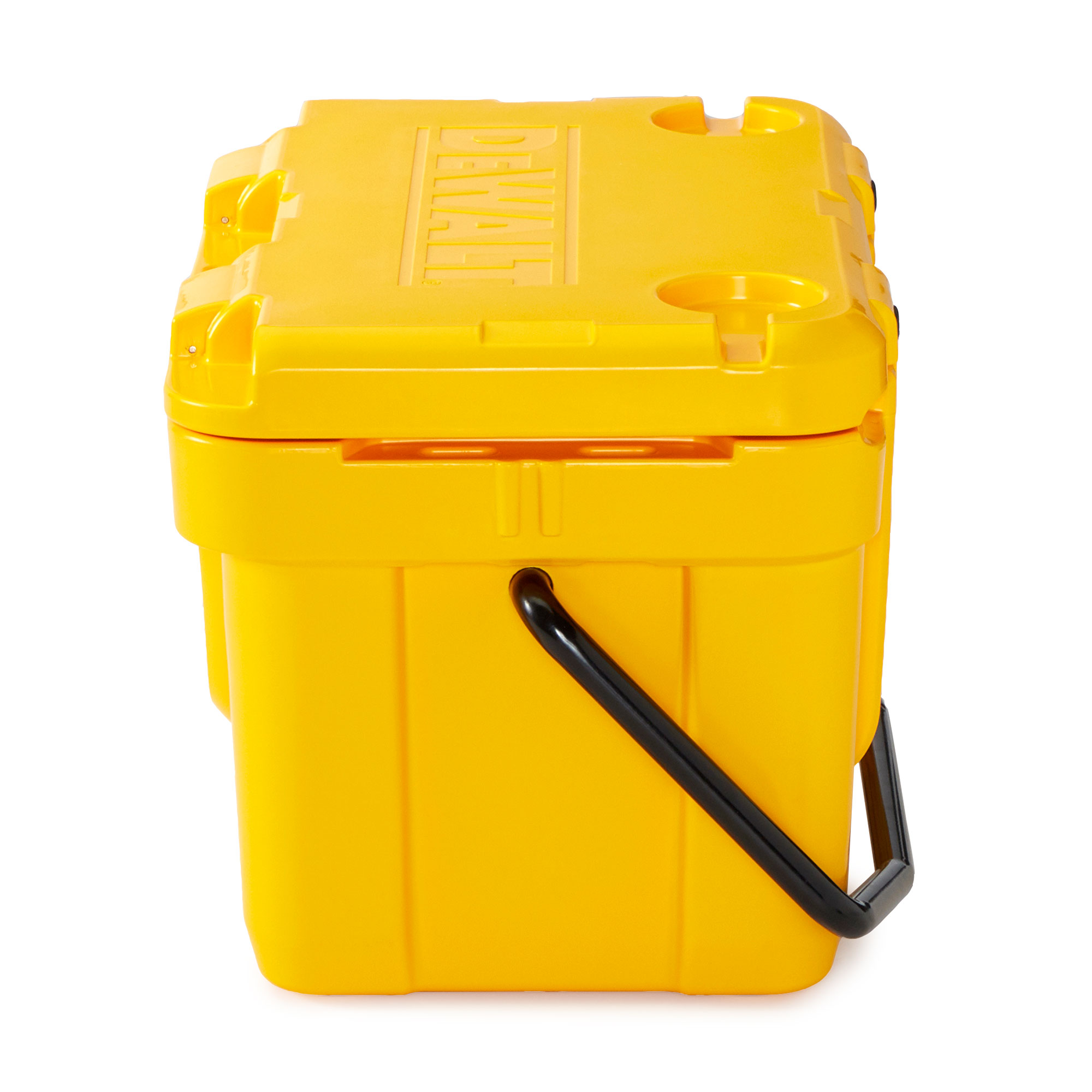 DeWalt 25 Quart Roto Molded Insulated Lunch Box Portable Drink Cooler, Yellow - image 3 of 7