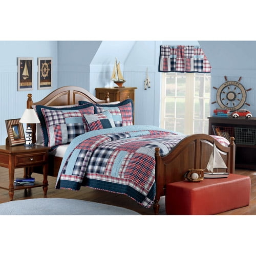 Pur Luxe Cameron Pieced Quilt Set