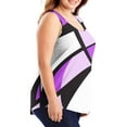 thumbnail image 4 of WRKEKC Summer Tank Tops for Women Print Crew Neck Plus Size Sleeveless Casual Tank Loose Fit Lightweight Daily Top, 4 of 7