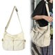 thumbnail image 1 of Bolso vagabundo de caracol de gran capacidad de lona con múltiples bolsillos Bolsos casuales Bolso de hombro para mujeres y hombres Viajes de compras, 1 of 5